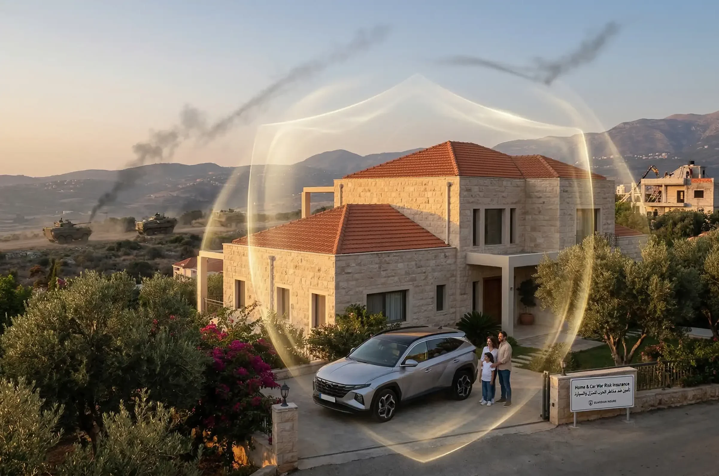 home and car war risk insurance Lebanon