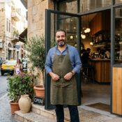 Lebanese small business owner protected by SME insurance in Lebanon